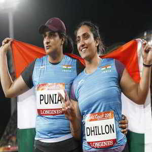 सीमा डिस्कस थ्रो में रजत जीतली, नवजीत कांस्य